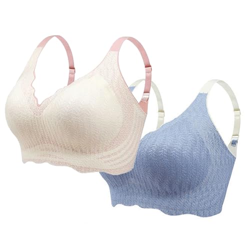 WIWIDANG Elrosoy Jelly Gel Shaping BH, Elrosoy Jelly Gel Formender BH für Frauen, Wireless Jelly Gel Breathable Shaping Bras (DE/NL/SE/PL, Alphanumerisch, 3XL, Regular, Regular, 2 Stück Stil-B) von WIWIDANG