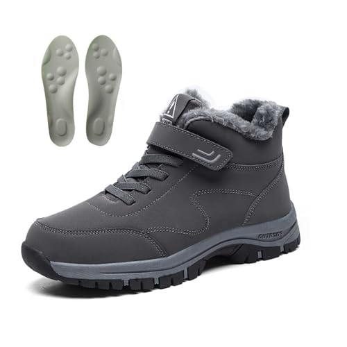 WIWIDANG Orthoboots Pro - Ergonomische Winterstiefel, Stallschuhe Damen wasserdicht Herren Schuhe Winterschuhe Boots (Modern, Grau, Erwachsene, Damen, 44, Numerisch, EU Schuhgrößensystem, M) von WIWIDANG