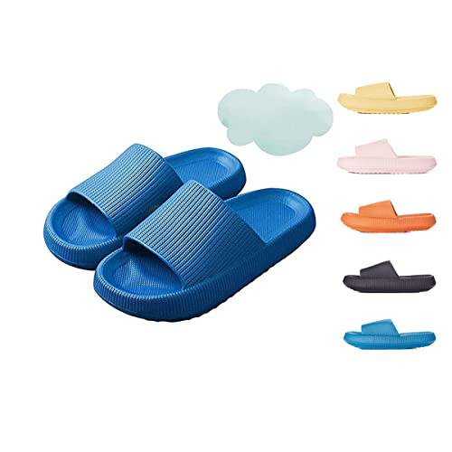 WIWIDANG Orthoslipper Original, Orthoslipper-Das Original Für Maximalen Komfort Unisex Wolken Hausschuhe Badeschlappen (Blue, Erwachsene, Damen, 40, Numerisch (von/bis), EU Schuhgrößensystem, 41, M) von WIWIDANG