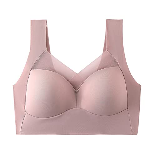 WIWIDANG Wmbra, Wmbra Bra, Wmbra Posture Correcting Bra, Summer Wireless Push-Up Comfort Bra Without Underwire (as3, Alpha, 3X_l, Regular, Regular, Standard, Pink) von WIWIDANG