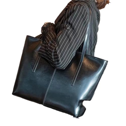 WJIAYAO Damen Schultertasche Hobo Rindsleder Leder Große Tragetaschen for Frauen Schulter Taschen Laptop Shopper Damen Handtaschen(Color 6) von WJIAYAO