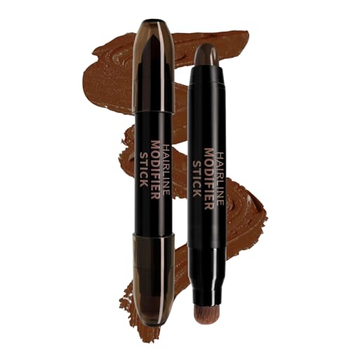 WJnflQN Camouflage Stift, Doppelkopf Farbauffüller Stift, Haaransatz Kasierer Haarabdeckung für Bart Frauen Männer Kopfhaut Tägliche Anwendung zu Hause von WJnflQN