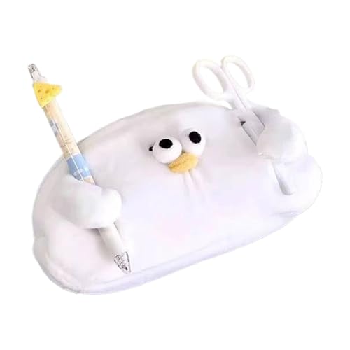 WJnflQN Süßes Federmäppchen, süßes Federmäppchen, Neuheits-Briefpapiertasche, Federmäppchen mit großer Kapazität, ästhetischer Schreibwaren-Organizer für Erwachsene von WJnflQN