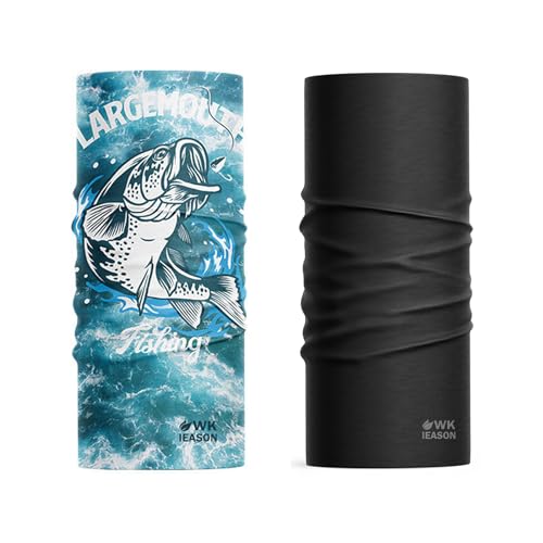 WK IEASON 2pc Multifunktionstuch Sommer Kühlender Multifunktionsschal Bandana Herren Damen Schlauchschal Halstuch Multifunctional Silk Cooling Headband Neck Gaiter Scarf Summer Face Scarf von WK IEASON