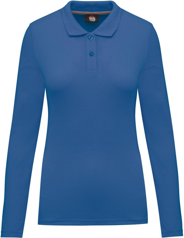 WK. Designed To Work Langarm-Poloshirt Langarm-Polohemd für Damen von WK. Designed To Work