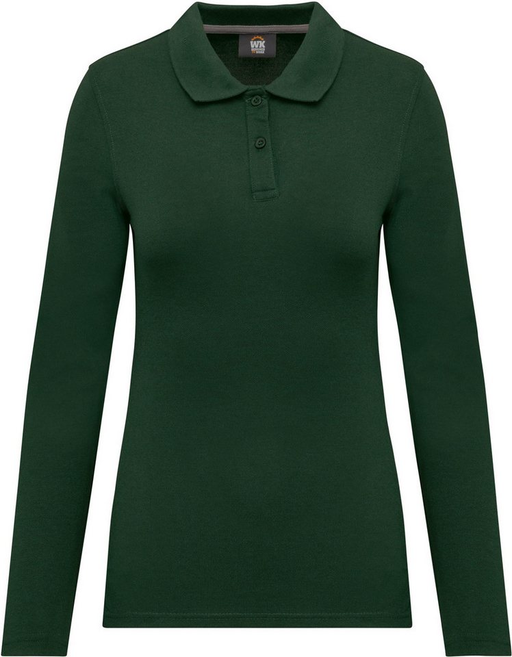 WK. Designed To Work Langarm-Poloshirt Langarm-Polohemd für Damen von WK. Designed To Work