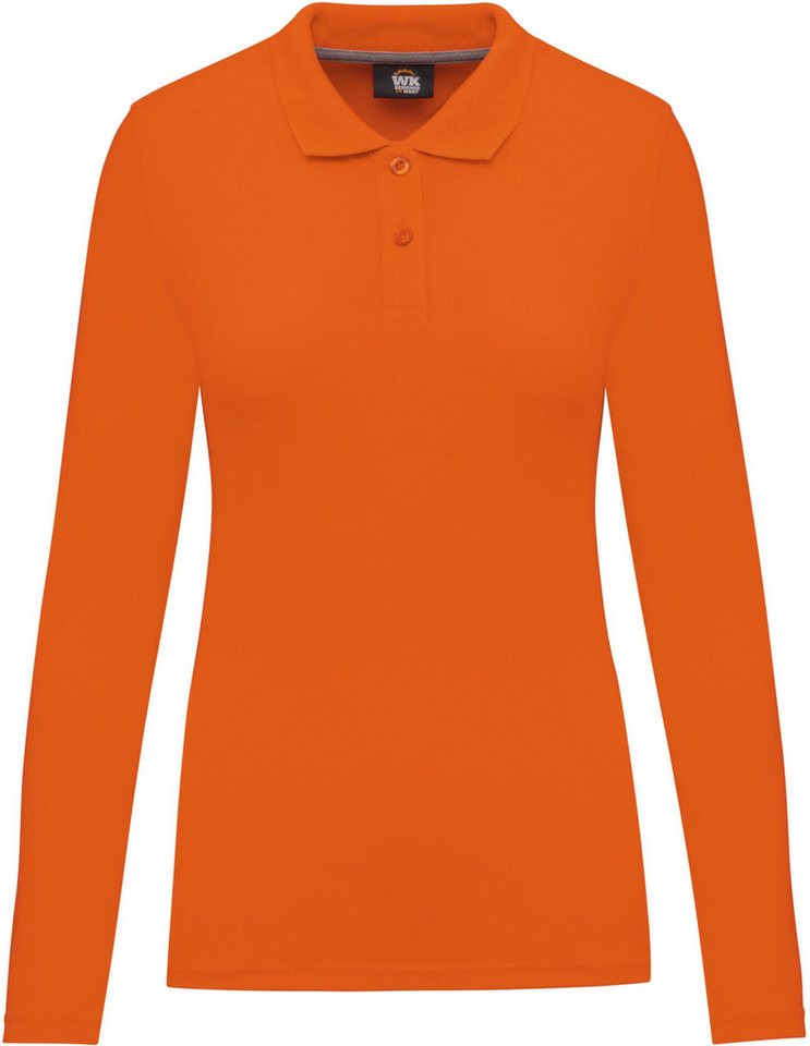 WK. Designed To Work Langarm-Poloshirt Langarm-Polohemd für Damen von WK. Designed To Work