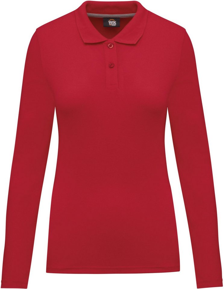 WK. Designed To Work Langarm-Poloshirt Langarm-Polohemd für Damen von WK. Designed To Work