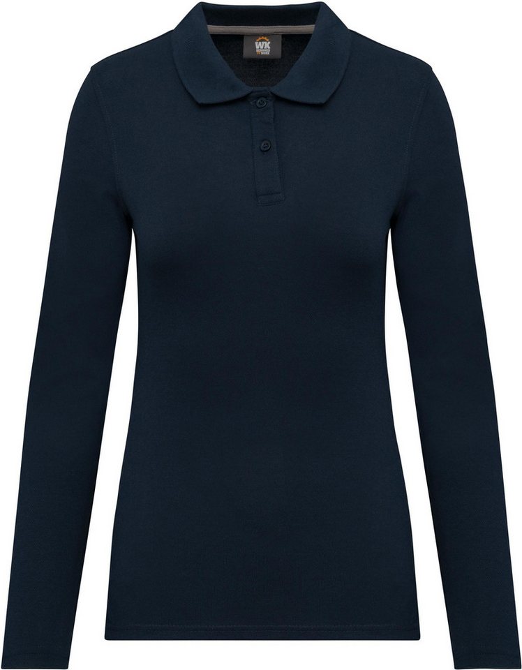 WK. Designed To Work Langarm-Poloshirt Langarm-Polohemd für Damen von WK. Designed To Work
