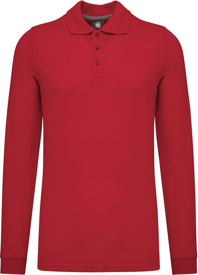 WK. Designed To Work Langarm-Poloshirt Polohemd mit langen Ärmeln Herren von WK. Designed To Work