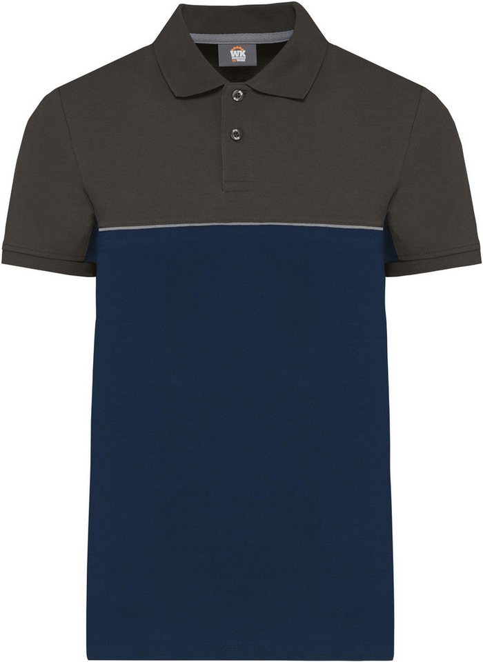WK. Designed To Work Poloshirt Zweifarbiges Kurzarm-Unisex-Polohemd von WK. Designed To Work