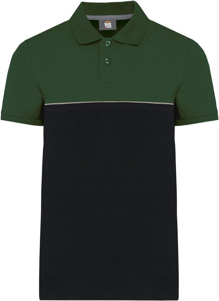 WK. Designed To Work Poloshirt Zweifarbiges Kurzarm-Unisex-Polohemd von WK. Designed To Work