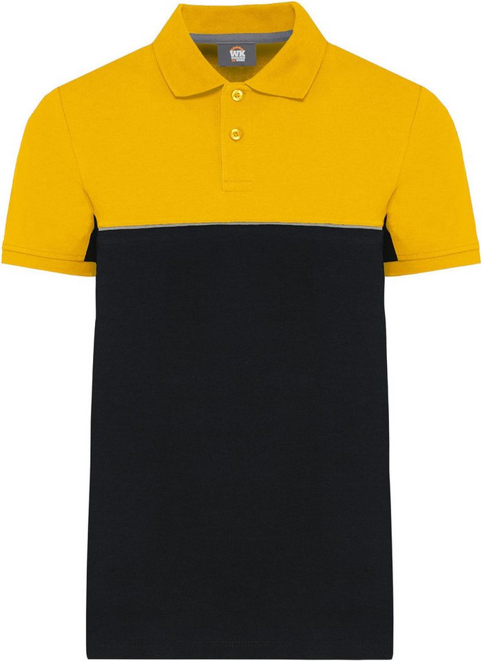 WK. Designed To Work Poloshirt Zweifarbiges Kurzarm-Unisex-Polohemd von WK. Designed To Work