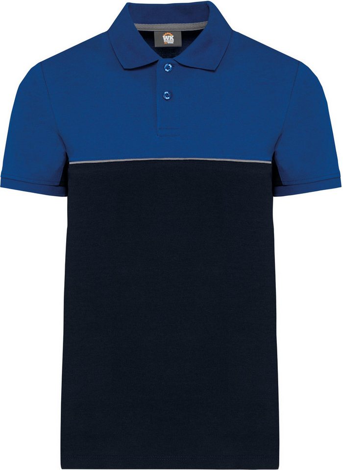 WK. Designed To Work Poloshirt Zweifarbiges Kurzarm-Unisex-Polohemd von WK. Designed To Work