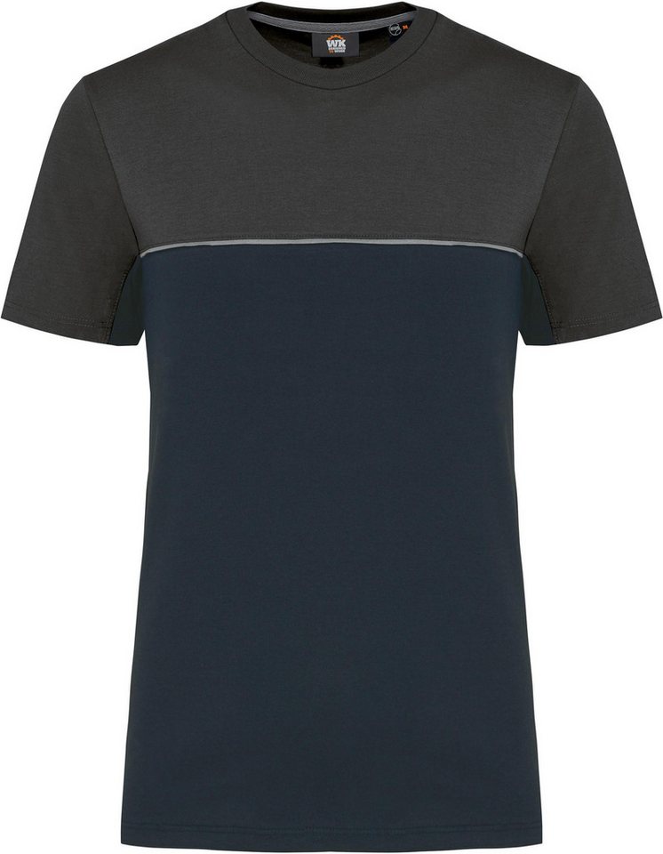 WK. Designed To Work Rundhalsshirt Zweifarbiges umweltfreundliches Unisex-T-Shirt von WK. Designed To Work