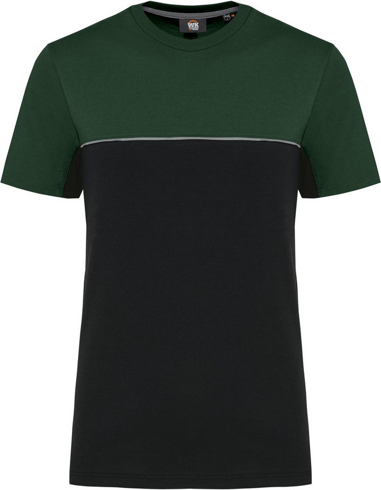WK. Designed To Work Rundhalsshirt Zweifarbiges umweltfreundliches Unisex-T-Shirt von WK. Designed To Work