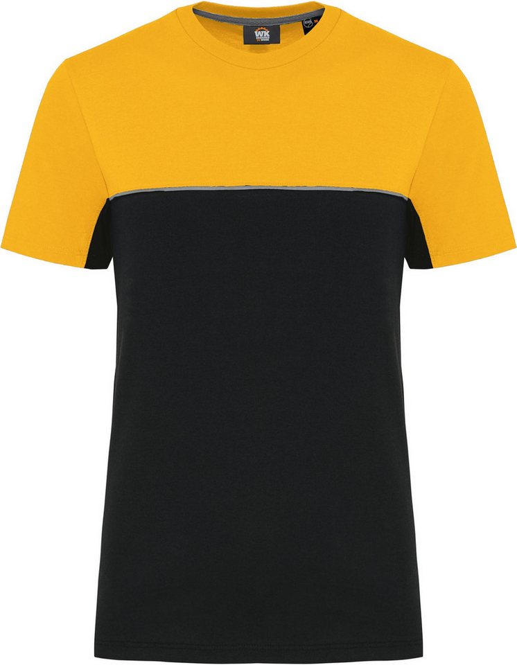 WK. Designed To Work Rundhalsshirt Zweifarbiges umweltfreundliches Unisex-T-Shirt von WK. Designed To Work