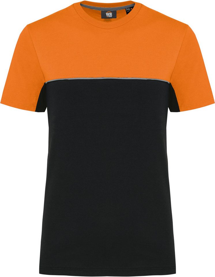 WK. Designed To Work Rundhalsshirt Zweifarbiges umweltfreundliches Unisex-T-Shirt von WK. Designed To Work