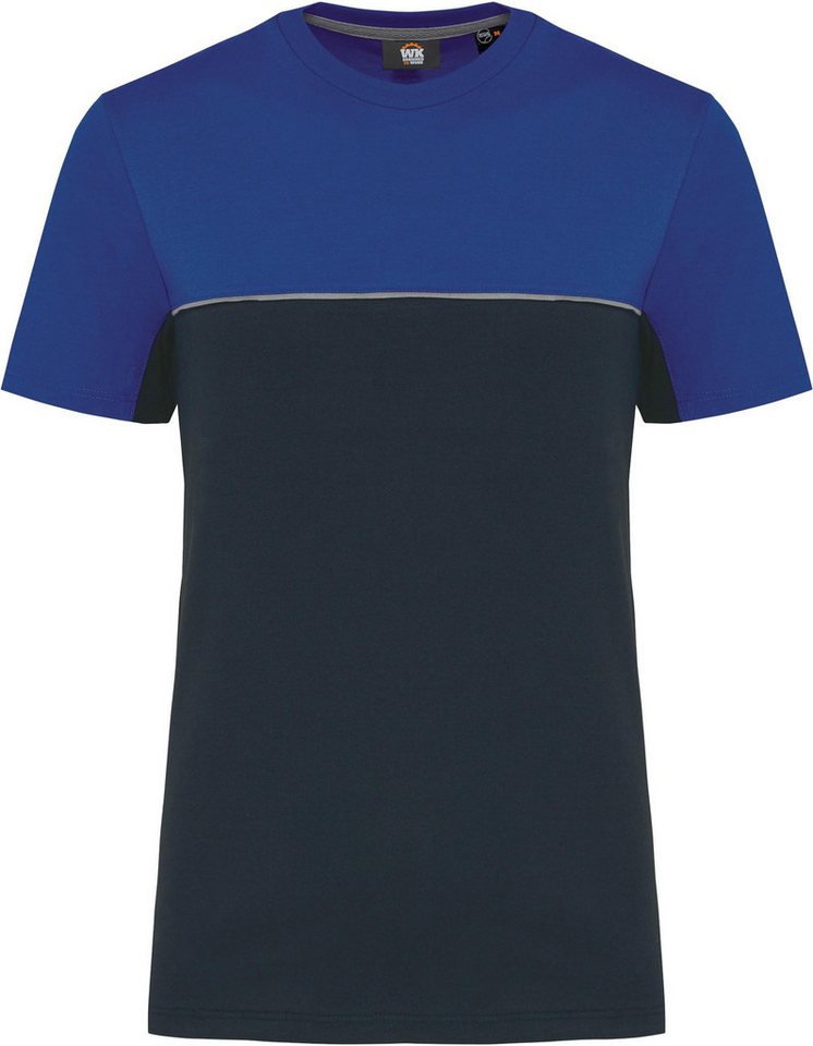 WK. Designed To Work Rundhalsshirt Zweifarbiges umweltfreundliches Unisex-T-Shirt von WK. Designed To Work