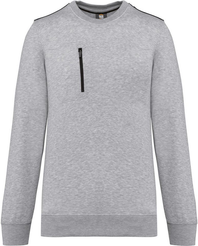 WK. Designed To Work Sweatshirt Day To Day Unisex-Sweatshirt mit kontrastfarbener zip Tasche von WK. Designed To Work