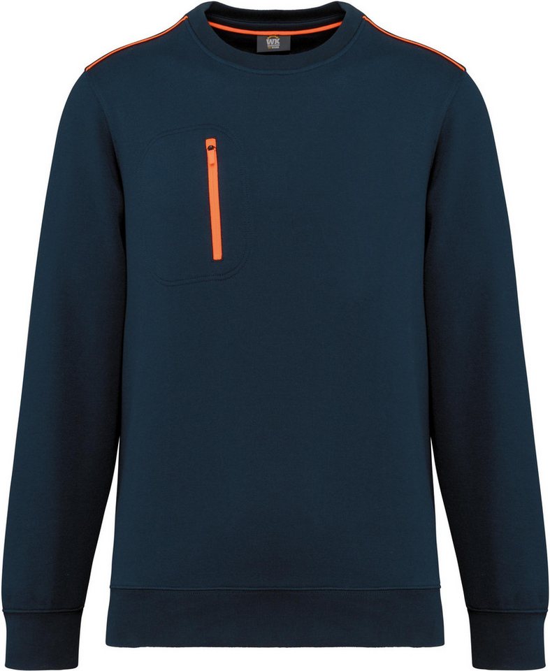 WK. Designed To Work Sweatshirt Day To Day Unisex-Sweatshirt mit kontrastfarbener zip Tasche von WK. Designed To Work