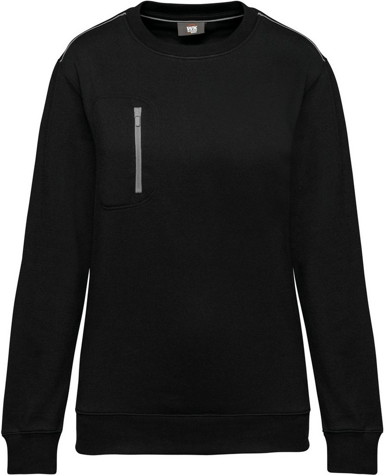 WK. Designed To Work Sweatshirt Day To Day Unisex-Sweatshirt mit kontrastfarbener zip Tasche von WK. Designed To Work