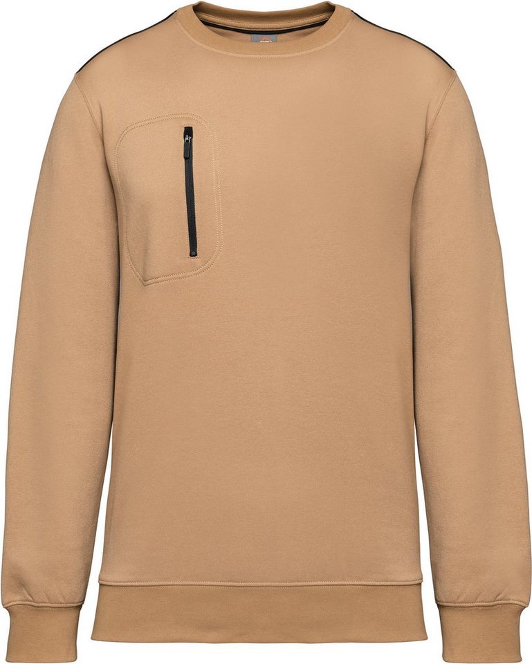 WK. Designed To Work Sweatshirt Day To Day Unisex-Sweatshirt mit kontrastfarbener zip Tasche von WK. Designed To Work