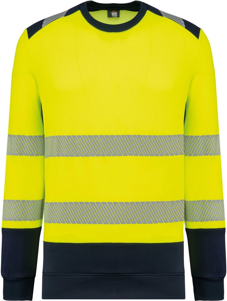 WK. Designed To Work Sweatshirt Recyceltes Sicherheitssweatshirt Rundhalsausschnitt von WK. Designed To Work