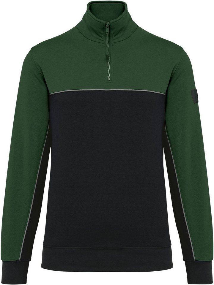 WK. Designed To Work Sweatshirt Umweltfreundliches Unisex-Sweatshirt Reißverschlusskragen von WK. Designed To Work