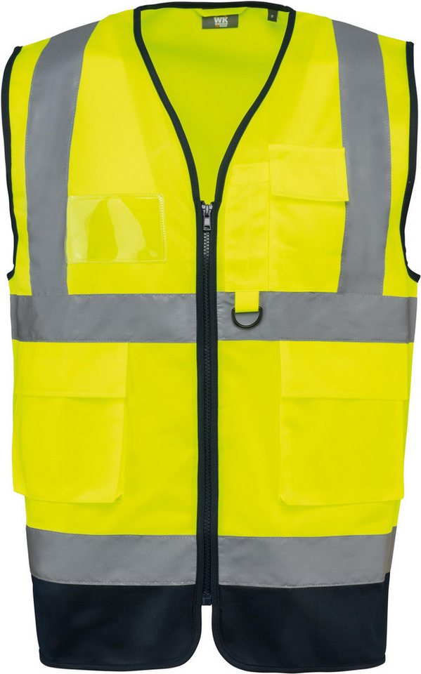 WK. Designed To Work Warnweste Recycelte HI-VIS SICHERHEITSWESTE mit Reißverschluss von WK. Designed To Work