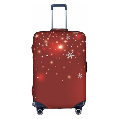 WKSGDSG Gepäckabdeckungen für Koffer, TSA-geprüft, Weihnachten, elastisch, passend für 45,7 - 53,3 cm Gepäck, kratzfest, waschbar, Reisekoffer-Abdeckung für Erwachsene und Kinder, Weihnachten, XL von WKSGDSG