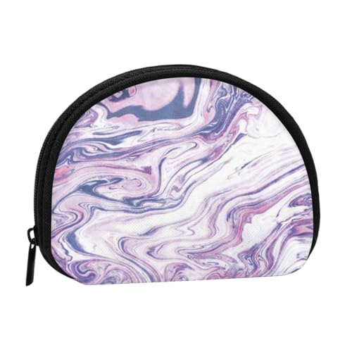 WKSGDSG Kleine Münzbörse mit Reißverschluss, dunkelviolette Textur, Marmor, Mini-Geldbörse, Münztasche, tragbare Kleingeldbörse für Frauen und Mädchen, modische Damen-Canvas-Münztasche mit von WKSGDSG