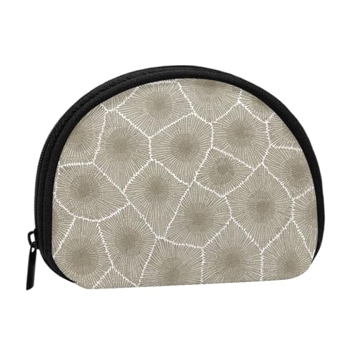 WKSGDSG Petoskey Kleine Münzbörse mit Reißverschluss, Mini-Geldbörse, Münztasche, tragbare Kleingeldbörse für Frauen und Mädchen, modische Damen-Canvas-Münztasche mit Schlüsselanhänger von WKSGDSG