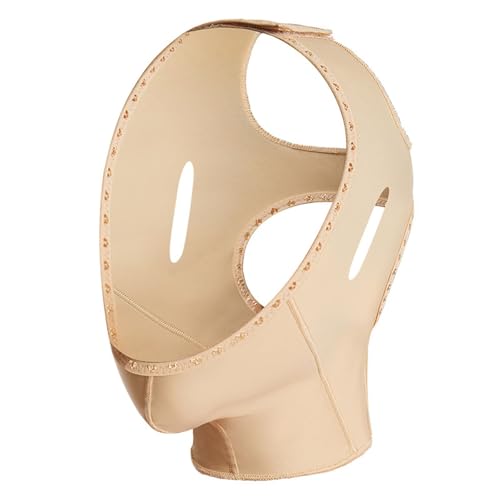 WKZSXXMJ Gesichtsbandage zur Erholung Nach Operationen für Frauen Kompressionsbandage für Hals und Kinn mit Gesichtsriemen mit Mittlerer Halsabdeckung(L) von WKZSXXMJ
