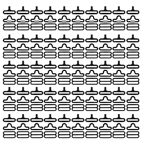 50 PCs Verstellbare Krawattenklamme Verschlüsse Fliege Krawatte Cravat Clips Verbindungselemmel von WKabnkn