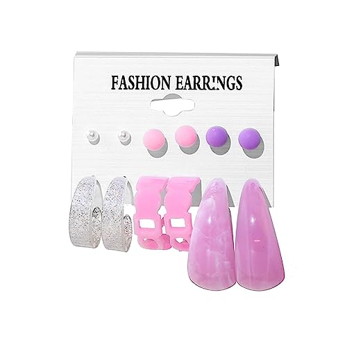 Acrylohrzubehör Set Einzigartige Dopamin Drop Ohrringe Statement Ohrringe Süßigkeiten Farbe Für Trendseting Ladies Statement von WKabnkn
