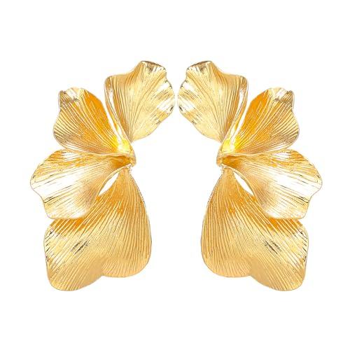 Elegante Blumenschstene Ohrringe Mode Ohr Pin Legierung Ohrstolzen Statement Ohrringe Kreativer Schmuck Für Frauen Mädchen Schmuck von WKabnkn