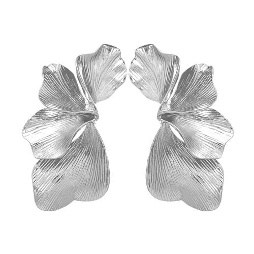 Elegante Blumenschstene Ohrringe Mode Ohr Pin Legierung Ohrstolzen Statement Ohrringe Kreativer Schmuck Für Frauen Mädchen Schmuck von WKabnkn