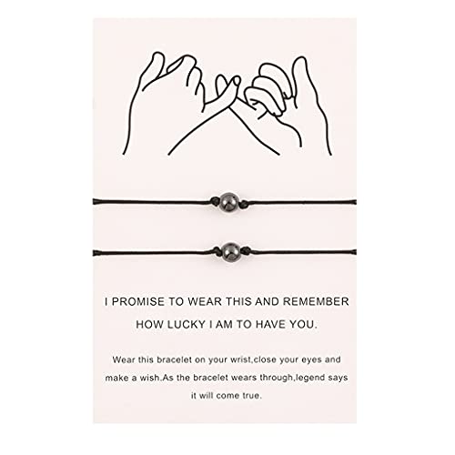 Magnetische Freundin Ehepaar Verstellbares Schwarzes Gallstone Armband Weibliche Süße Um Freund Netto Rot Armband Magnetische Armbänder Für Paare Zu Schicken von WKabnkn