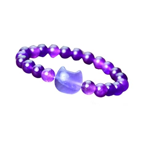 Natursteinperlen Armband Katzen Charme Armband Handgefertigtes Schmuck Geschenk Für Geburtstage Und Jubiläen Süße Katzen von WKabnkn