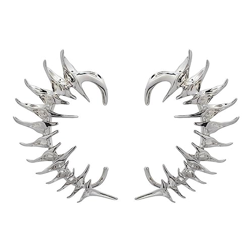 WKabnkn Ohrmanschetten Clipring Ohrring Spezialförmige Ohrhörer Schmuckparty Schmuck Legierung Clip Manschette Ohrringe Für Frauen Girl Legierung Manschette von WKabnkn