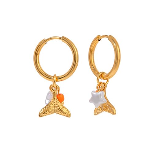 Robustes Und Tragbares Goldplattierte Ohrringe Accessoire Für Musikfestivals Und Urlaub Outfits Partyversorgungen Täglich Nutzung Einzigartige Designs Ohrringe von WKabnkn