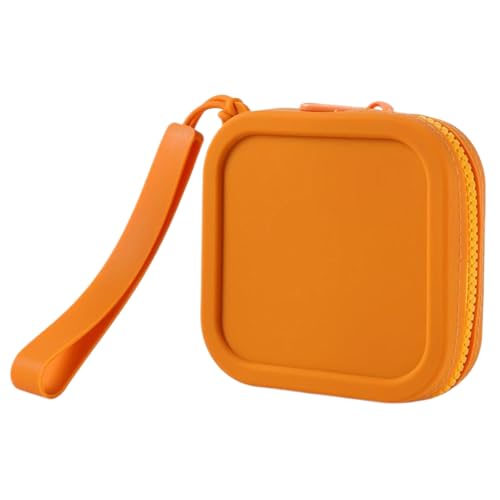 Silicon Square Geldbörse Kopfhörerbeutel Brieftasche Tragbares Make Up Für Reise Und Außengebrauchstudent von WKabnkn