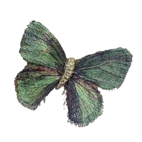 Temperament Schmetterlingsbrosche Für Frauen Gesticktes Revers Stecknadel Accessoire Stilvolle Tierschmuck Für Anzüge Und Kleider Bestickte Corsage von WKabnkn
