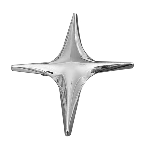 Vintage Four Speced Star Broschen Cross Star Lapel Brosche Pin Juwely Urlaubsdekor Für Frauen Männern Mantel Accessoire Revers Pin Für Männer Frauen Email Pins Süßes Kinder Display Kleidung Geburtstag von WKabnkn
