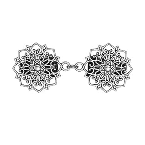 Vintage Pullover Cardigan Clip Elegante Kleidung Schmuck Legierung Textur Schalklamm von WKabnkn