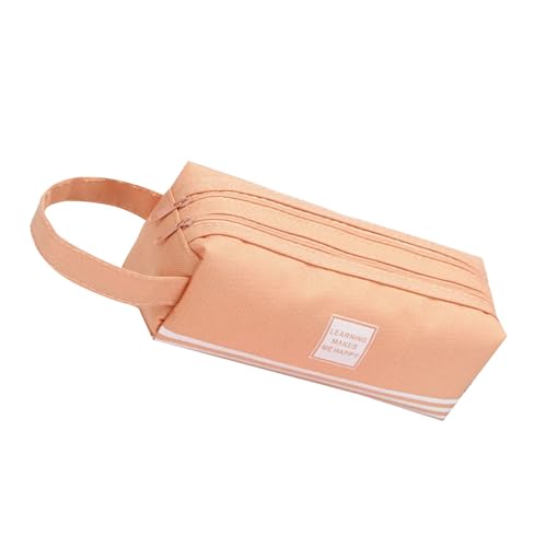 WKabnkn Bencil Fall Mit Großer Kapazitätsbeutel Reisestifttasche Leinwand Beutel Reise Make Up Beutel Für Studentinnenschule Büro Zubehör Fall von WKabnkn