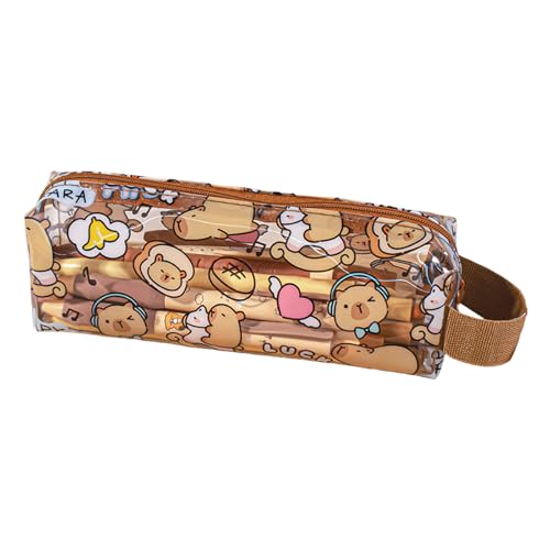 WKabnkn Bleistiftkoffer Mit Großer Kapazität Wasserbeständiger Stiftbeutel Reißverschlüsse Stift Travel Make Up Tasche Für Frauen Schüler Erwachsener Bleistift von WKabnkn