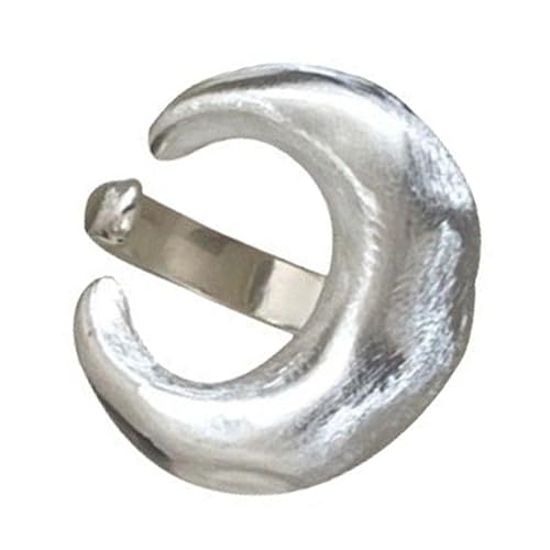 WKabnkn Elegante Halbmontage Mond Charme Einstellbare Länge Halskette/Ringe Empfindliche Accessoires Modezubehör Geburtstagsgeschenk Zierziger Halskette von WKabnkn