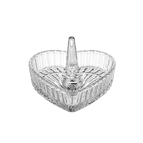WKabnkn Herzform Schmucktablett Herz Ringhalter Gericht Schmuck Schmuck Organizer Box Hochzeit Dame Geschenk Für Mädchen Frauen Teen Tablett von WKabnkn